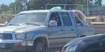 Carlos Munisaga, el recientemente electo de Rawson, impidió que un vecino arrojara basura en un descampado.