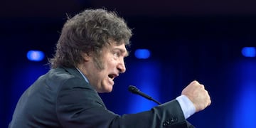 Javier Milei, enfrentado a Kicillof y Torres.