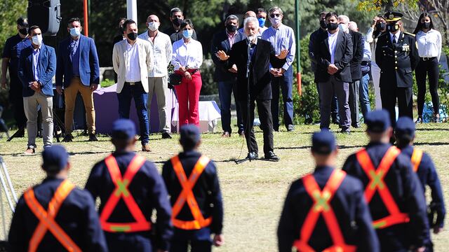 El gobernador Alberto Rodríguez Saá presidió la ceremonia que se en el Parque Recreativo de Villa de Merlo. Gentileza ANSL