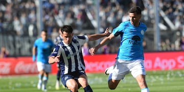 Talleres ante Belgrano en el clásico por el Torneo Clausura 2025. (Javier Ferreyra y Ramiro Pereyra / La Voz).