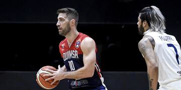 El base Nicolás Copello fue finalista de la última temporada de la Liga Nacional de básquet. (Marcelo Endelli/La Liga)