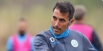 "Ser competitivos hasta el final". El mensaje de Guillermo Farré, técnico de Belgrano (Prensa Belgrano)".