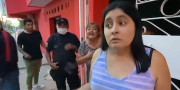 La defensora oficial Rosa Díaz cuando saltó a luz el escándalo de las donaciones retenidas.