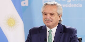 Alberto Fernández. El presidente se mostró optimista. (Presidencia)