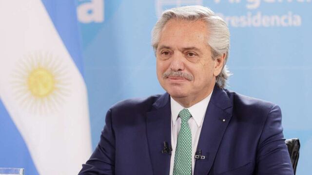 Alberto Fernández. El presidente se mostró optimista. (Presidencia)