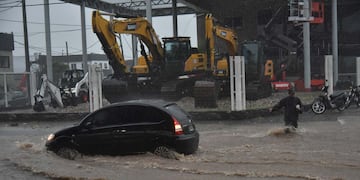 Fuertes lluvias en Córdoba.