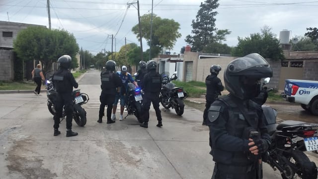 Megaoperativo en el oeste de Córdoba. (Policía)