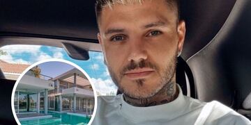 ¿Estaba la China Suárez? Publicaron el video del momento en que desalojaron a Mauro Icardi de la casa en Santa Bárbara