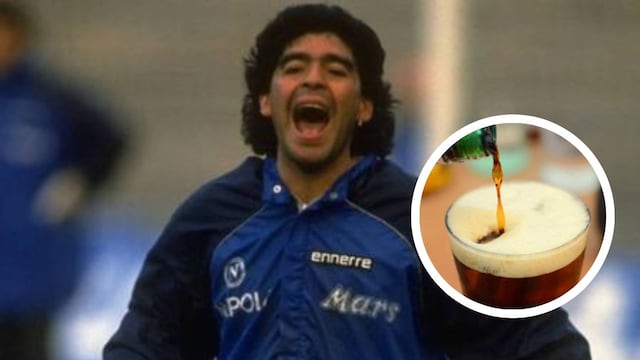 Replicó la mítica entrada en calor con un vaso de fernet en la mano.