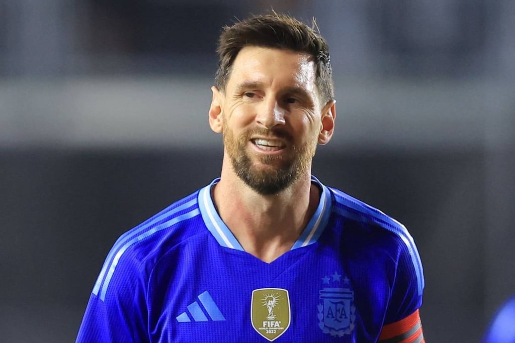 Messi, la imagen que cotiza a la selección argentina (AFA)