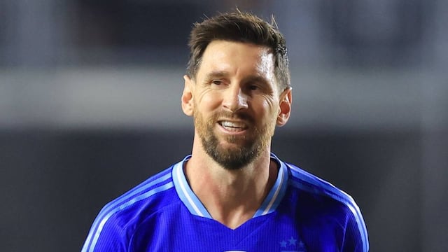 Messi, la imagen que cotiza a la selección argentina (AFA)