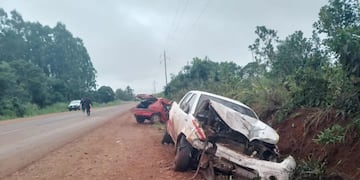 Una madre y su hijo fallecieron en un accidente de tránsito en Comandante Andresito.