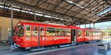 Este sábado y domingo no habrá servicio de Metrotranvía ya que se realizarán tareas de mantenimiento. Gentileza Gobierno de Mendoza