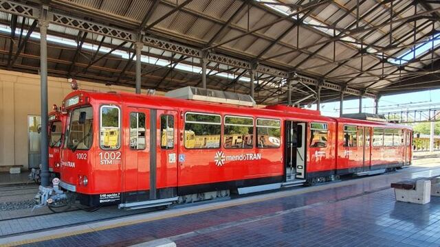 Este sábado y domingo no habrá servicio de Metrotranvía ya que se realizarán tareas de mantenimiento. Gentileza Gobierno de Mendoza