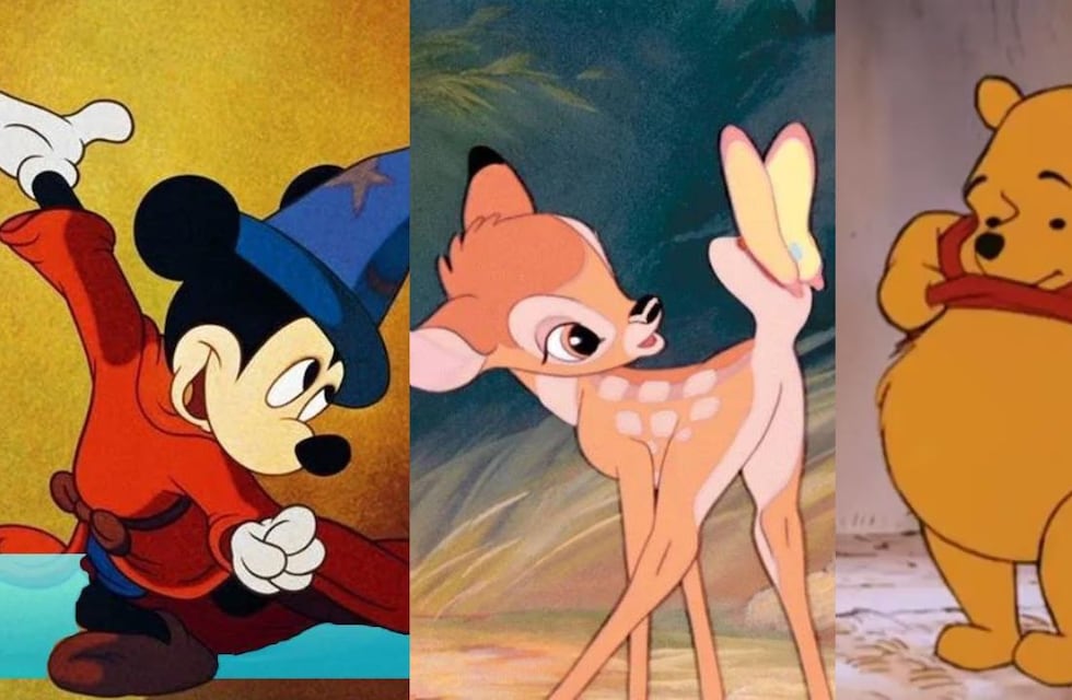 Bambi, Winnie Pooh y Mickey Mouse se suman a la lista de personajes que pasarían a ser de dominio público