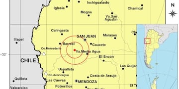 Un fuerte sismo tuvo epicentro en San Juan