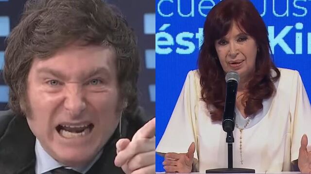 Javier Milei y los libertarios salieron al cruce de Cristina luego de su discurso en La Plata. Foto: Los Andes.