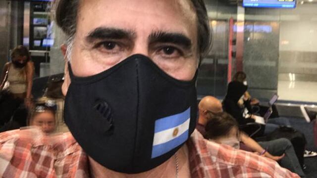 Zalazar había indicado que haría la cuarentena en Ezeiza. (Gentileza Ricardo Zalazar)