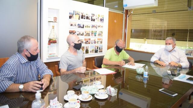 El Municipio firmó un acuerdo con la Mutual de Centro Comercial