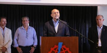 El rafaelino asistió al encuentro de fin de año de Fisfe.