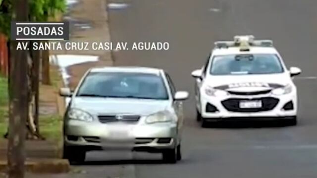 Posadas: tras una persecución, la policía detuvo a un conductor ebrio.