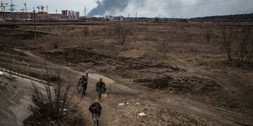 El humo en Kiev se está transformando en un enemigo tóxico contra la población que queda.