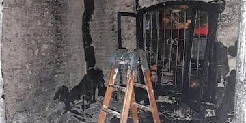 El fuego alcanzó en 50 por ciento de la vivienda