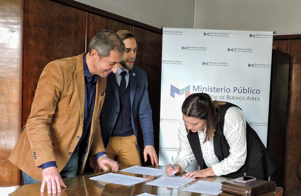 El Municipio de Gonzales Chaves firmó un convenio de trabajo en conjunto con el Ministerio Público Fiscal