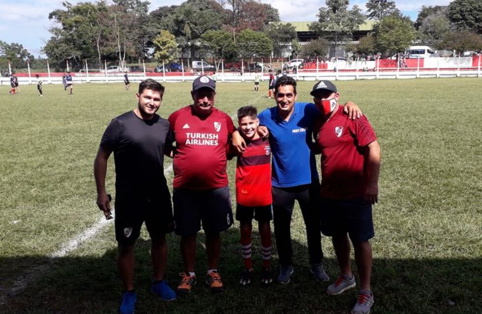 Frank Alvarenga, un iguazuense de 10 años, fue seleccionado por River Plate