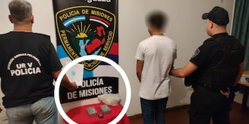 Detienen a un individuo en posesión de cocaína en Puerto Iguazú.
