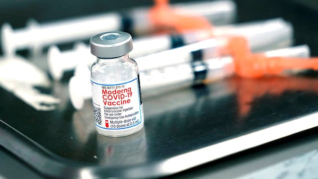 Vacuna contra el COVID-19 del laboratorio Moderna.