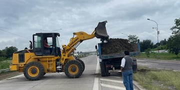 Avanzan las obras de mantenimiento de la Autopista.