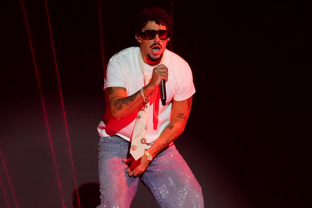 Bad Bunny en Argentina 2026: así será el setlist de sus shows en River con el Debí Tirar Más Fotos World Tour (Foto AP/Chris Pizzello, archivo)
