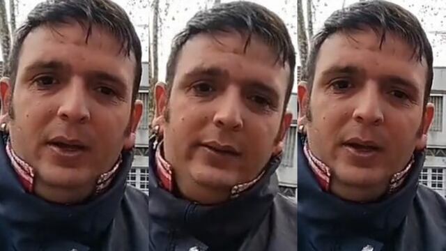 El vendedor de La Plata que es furor por imitar a Leo Mattioli.