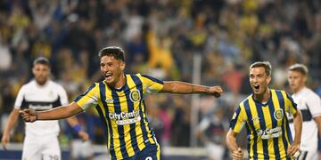 Alejo Véliz fue el goleador del partido