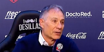 El técnico canalla tras la victoria ante San Lorenzo.