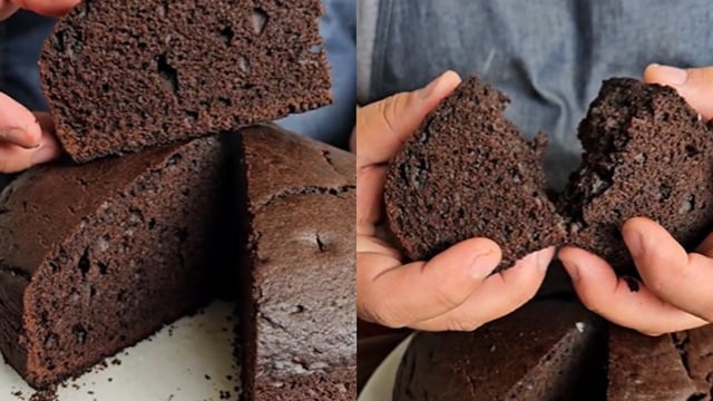 Esponjoso, alto y húmedo: la receta definitiva del bizcochuelo casero de chocolate