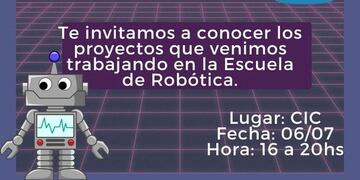 Puerto Iguazú: invitan a la Pree Gala 2023 de la Escuela de Robótica.