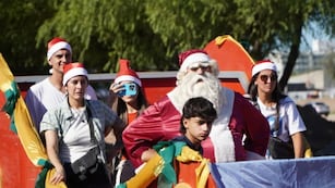 La última ruta de Remo, el “Papá Noel” riocuartense: 25 años de amor al prójimo. (Andrés Oviedo/Puntal).
