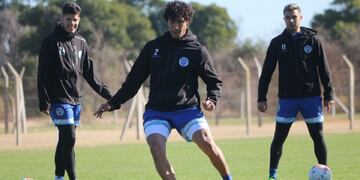 El paraguayo José María Canale, nuevo refuerzo de Godoy Cruz, ya entrena junto al plantel profesional.