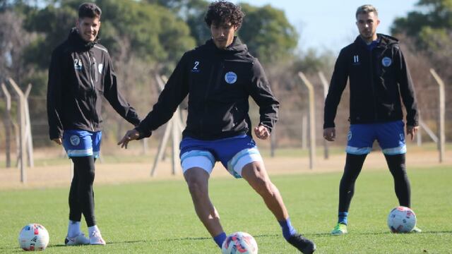 El paraguayo José María Canale, nuevo refuerzo de Godoy Cruz, ya entrena junto al plantel profesional.