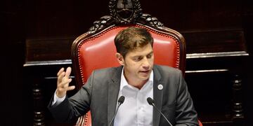 Kicillof destacó el avance de la vacunación en la Provincia. (Foto: Clarín)