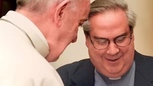 Ángel Rossi junto al papa Francisco.