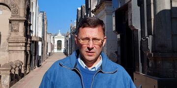 Lisandro Mársico en el Cementerio