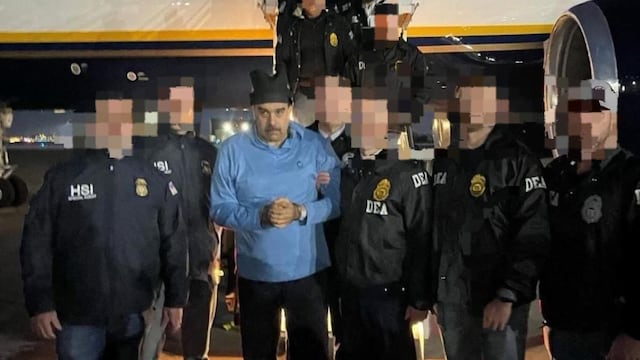 Maduro detenido en Nueva York.