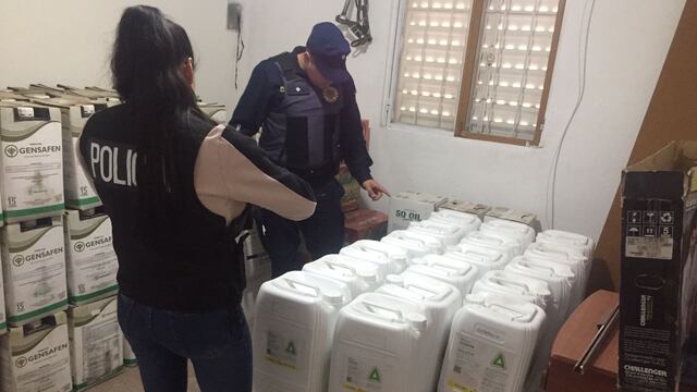 Robo de agroquímicos en La Tordilla