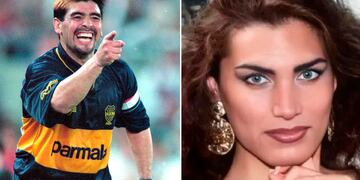 Diego Maradona y Cris Miró, en un rumor que Luis Ventura volvió a poner en el tapete.