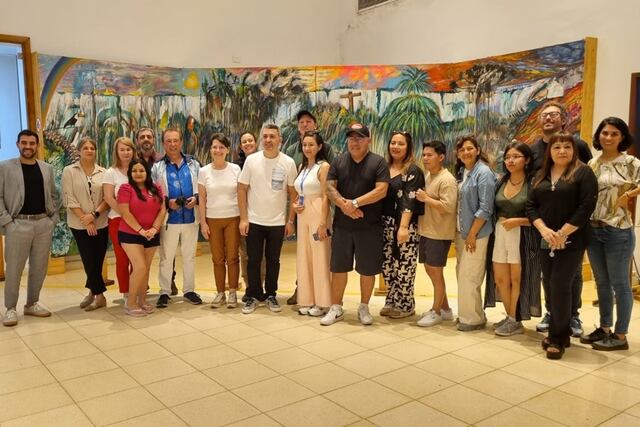 Operadores turísticos de Perú recorrieron Misiones y destacaron la nueva conexión aérea con Iguazú.