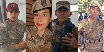 Pidieron justicia por los cuatros soldados fallecidos.