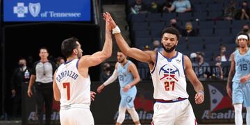 El base cordobés, Facundo Campazzo, hizo su valioso aporte en el triunfo de los Nuggets.